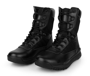 99016 Genuine leather military combat boots