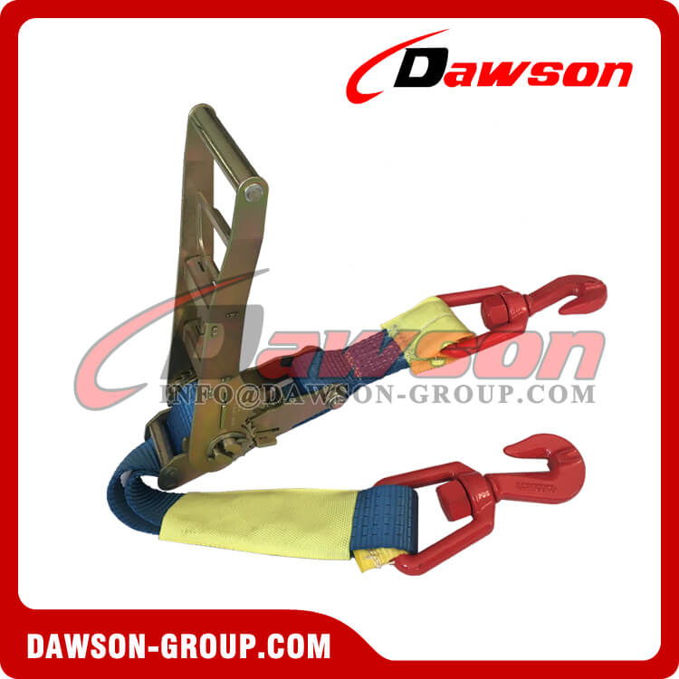 50MM Ratchet Tie Down Straps, Web Tensioner For Chain LC 3800KG - China ...