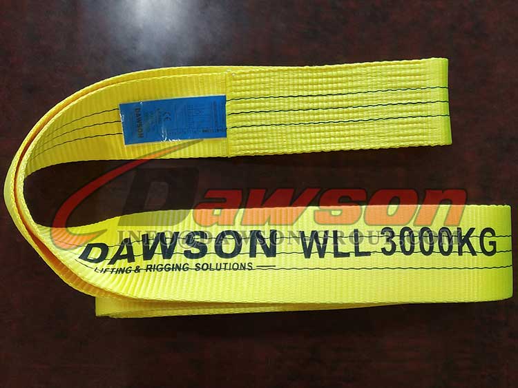 WLL 50 Ton Polyester Heavy Duty bing Slings, 50000kg Heavy Duty Flat