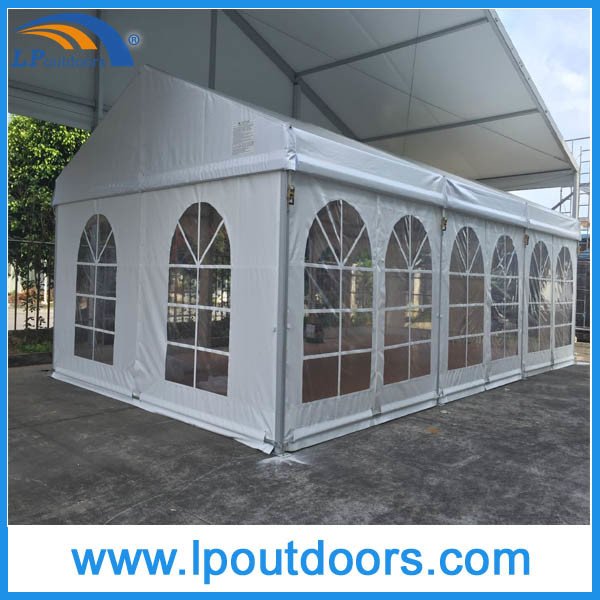 Tienda de campaña transparente de aluminio y PVC de 6 m 