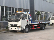 Dong Feng carro de camión de auxilio de la plataforma de 4 toneladas