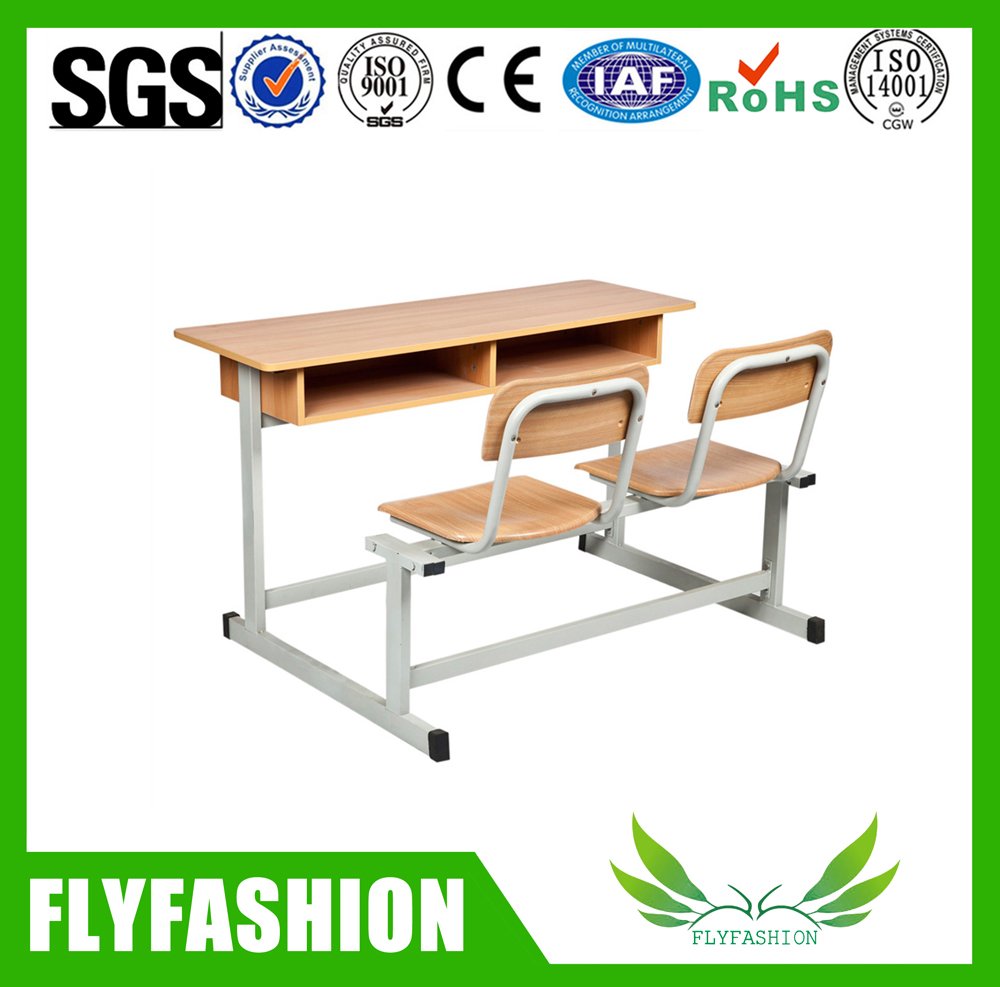 escritorio y silla dobles ajustables baratos (SF-09D) del estudiante
