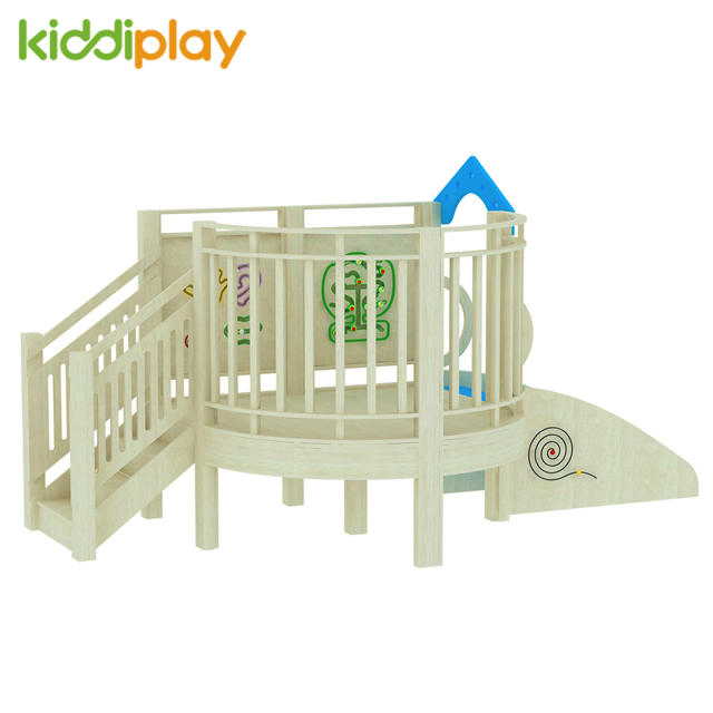 KiddiPlay幼儿园金宝贝滑梯配件早教中心木质滑梯儿童亲子软包
