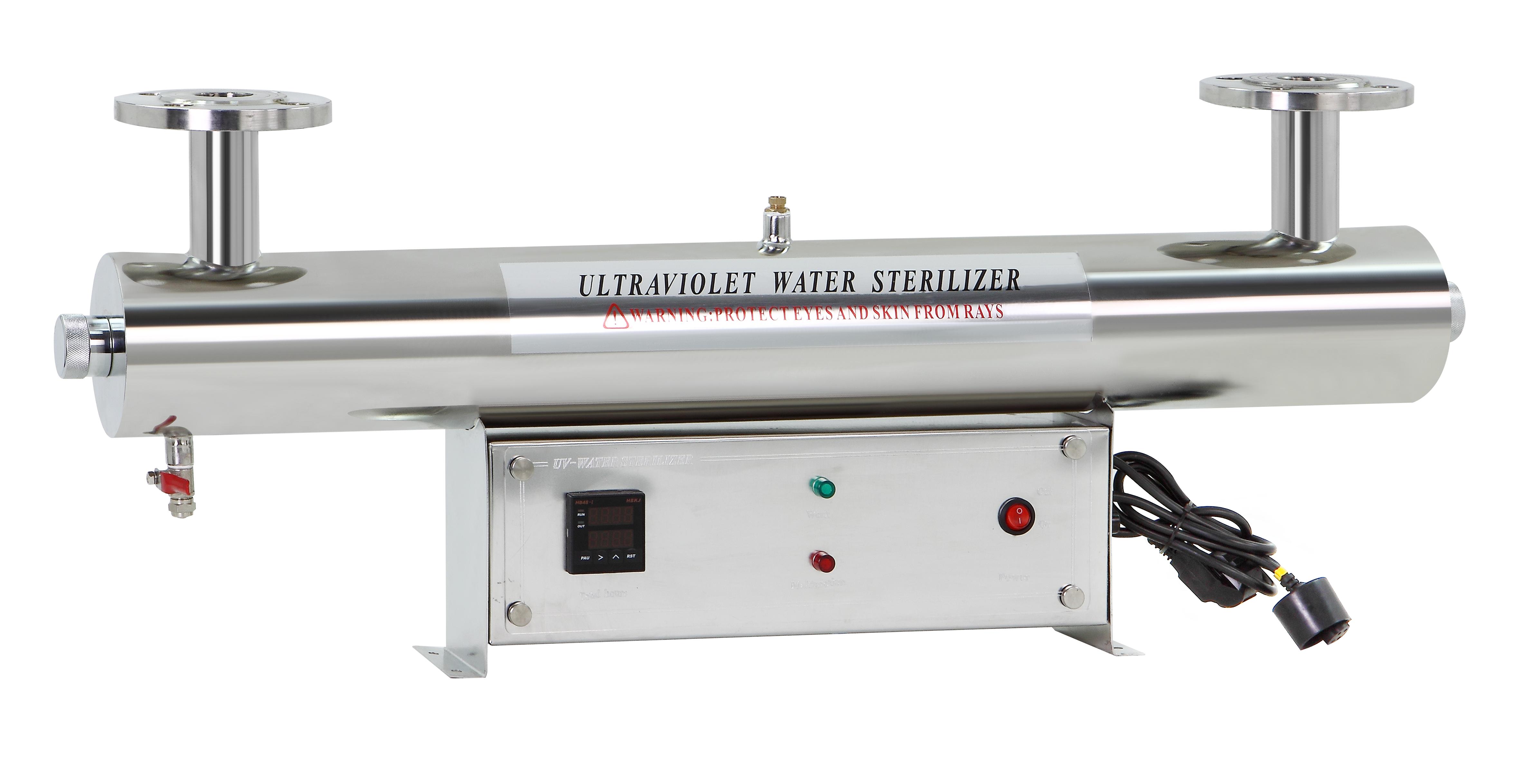 New Designed 5T/H Stainless Steel UV Sterilizer for Water 75W