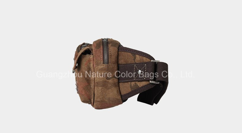 Urban Retro Student Waist Bag for Sports and Shopping