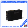 Designer Black Cotton Canvas Makeup Wash Bag for Men