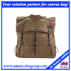 Mutifunctional Leisure Canvas Backpack for Camping and Outdoor Traveling