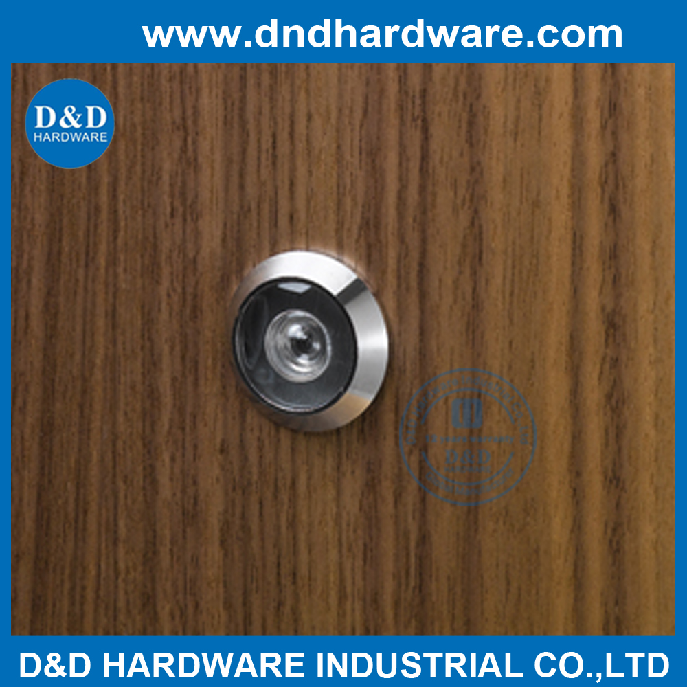 Visor ocular de puerta de seguridad de aleación de zinc de 160 grados para puerta de madera-DDDV001
