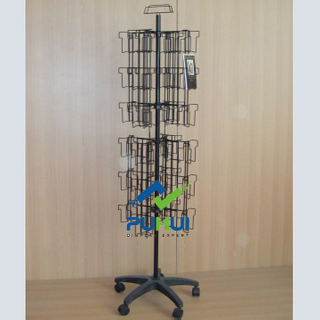 48 Sections Floor Metal Wire Pocket Rack (PHY11-205)