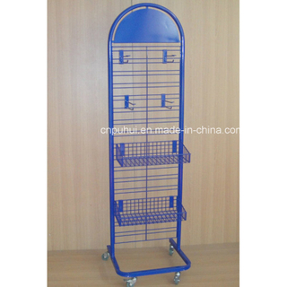 Elegant Shape Rollable Wire Display Rack (PHY332)