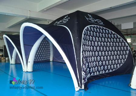 4X4m, 3X3M, 5X5M, 6X6M Inflatable Event Tent, Inflatable Exhibition Marquee, Advertising Inflatable Air Gazebo Tent with Front Roof