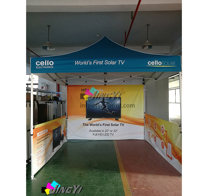 FullColor Dye Sublimation Printing Advertising Quality Aluminum POP up Tent