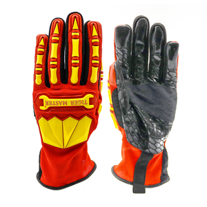 Anti Cut TPR Impact Resistant Oil Proof Mechanic Gloves Work