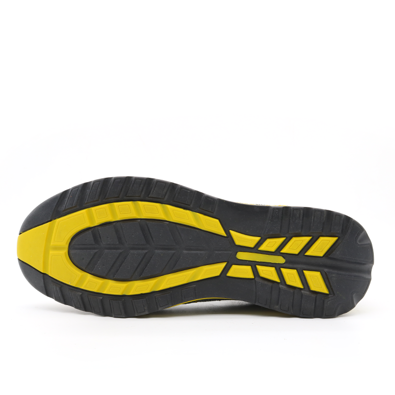 Anti Slip Rubber Sole Women Safety Sports Shoes Steel Toe