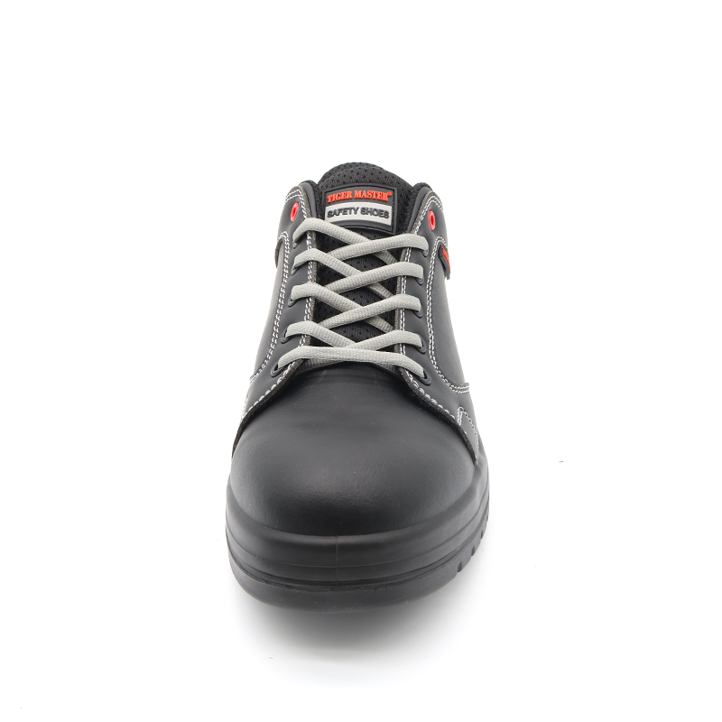 CE Verified Composite Toe Prevent Puncture Black Safety Shoes for Men