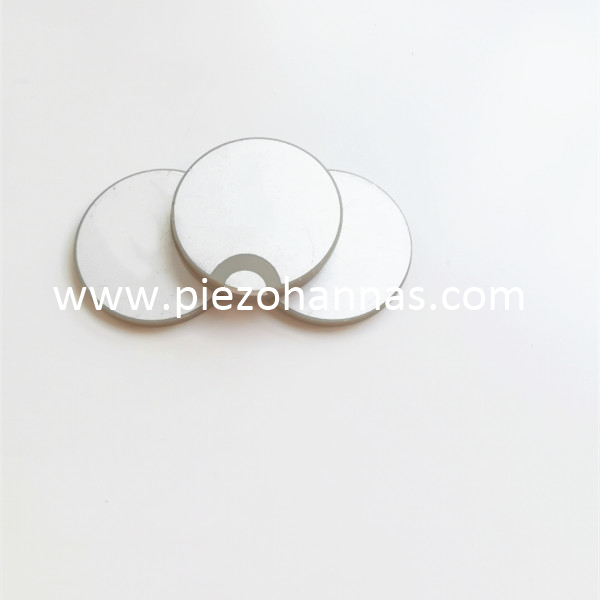 Disco piezocerámico de cerámica piezoeléctrica blanda para sensor de fuerza