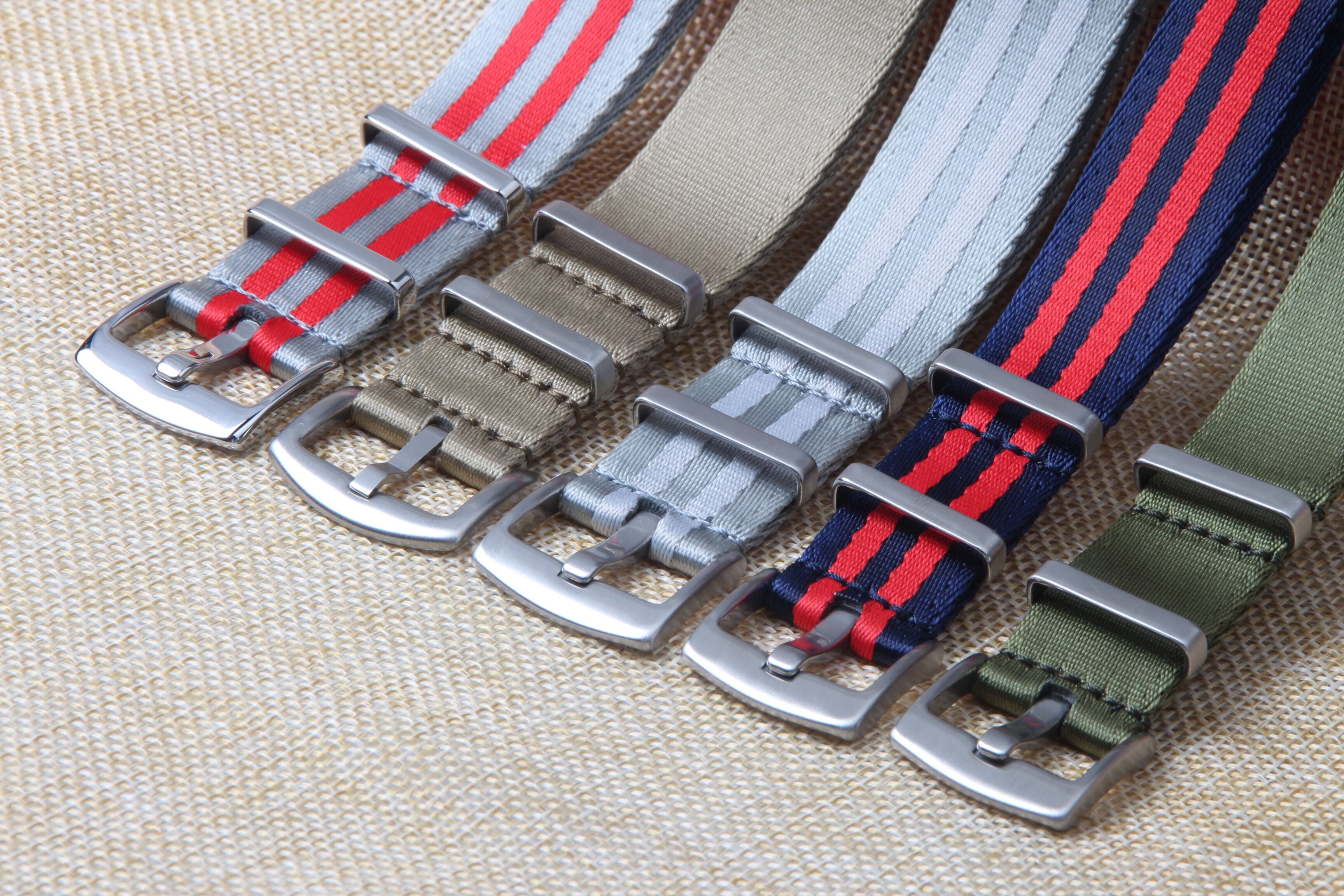 2 Piece of Navy Nylon Watch Straps From CONKLY Buy Blue nylon watch