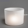 Hot Sale Cylindrical shape Frosted White Glass Candle Holder 