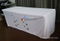 Custom Print Fitted Table Cover with print logo table clothes, tradeshow fitted table banner skin, advertising table cover, fitted exhibition table cloth