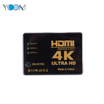 3 Input 1 Output HDMI Switch Support 4K 3D 
