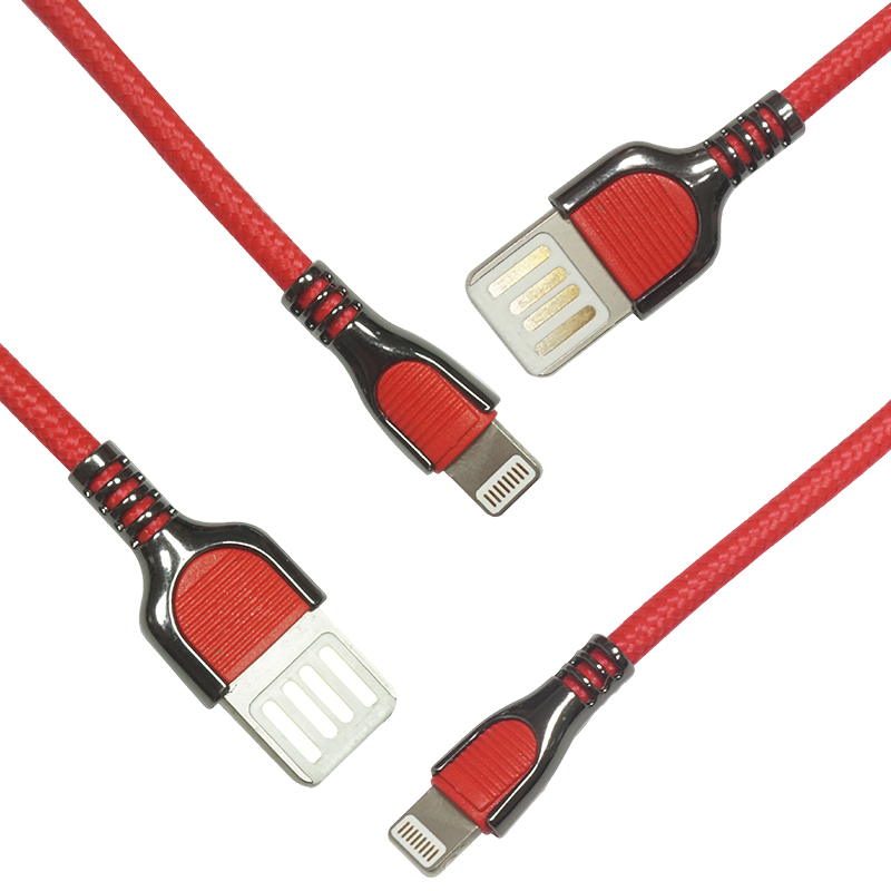 Cable USB de doble cara para rayos con un estilo único