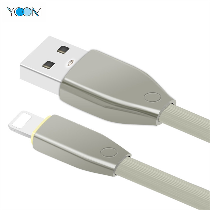 Cable de metal USB Lightning Cable iPhone cargador