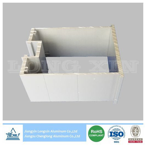 Silver Anodized Aluminum Profile for Curtain Walls