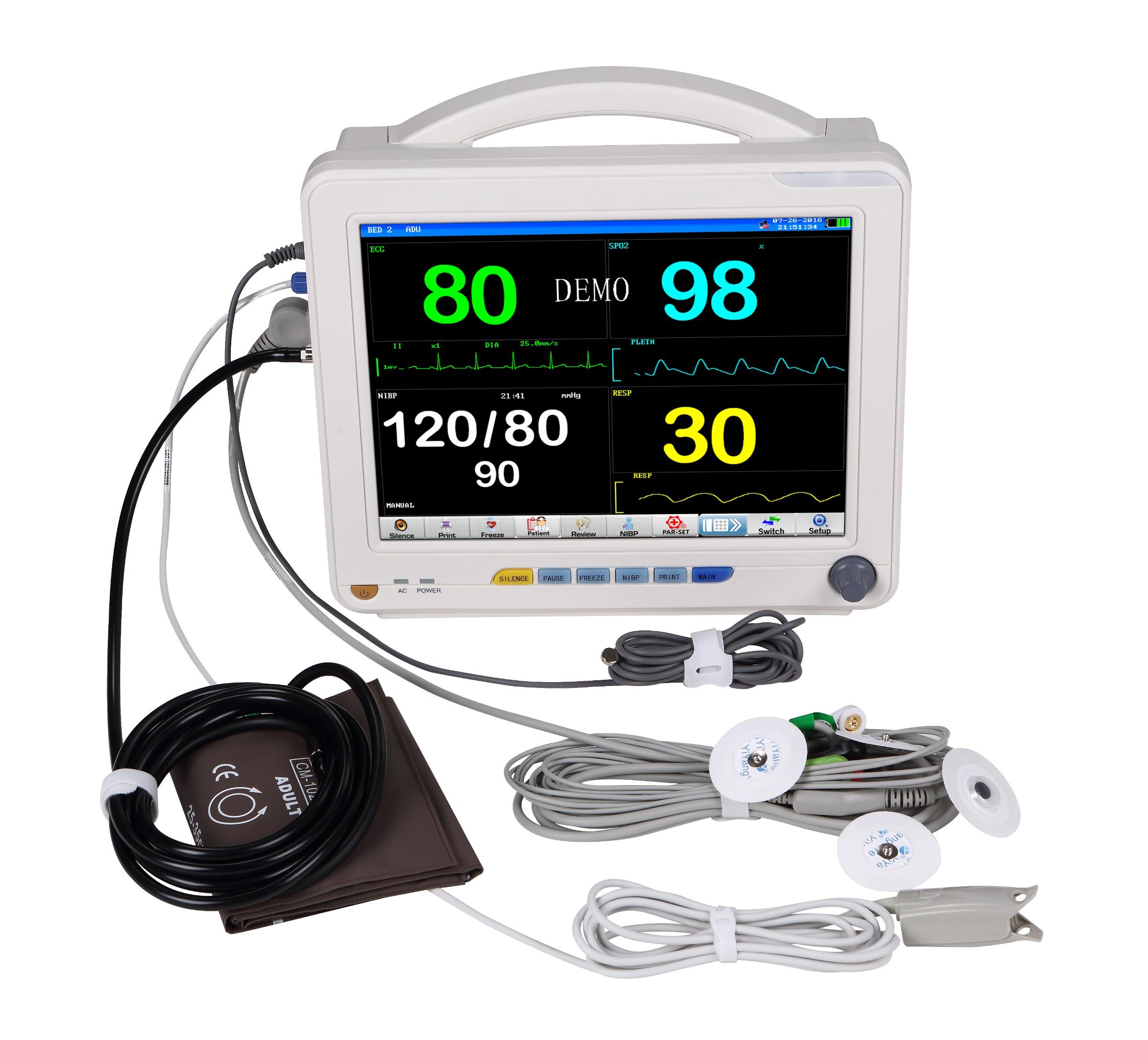 Good Quality HM2000D Medical MultiParameter Patient Monitor with Best Price