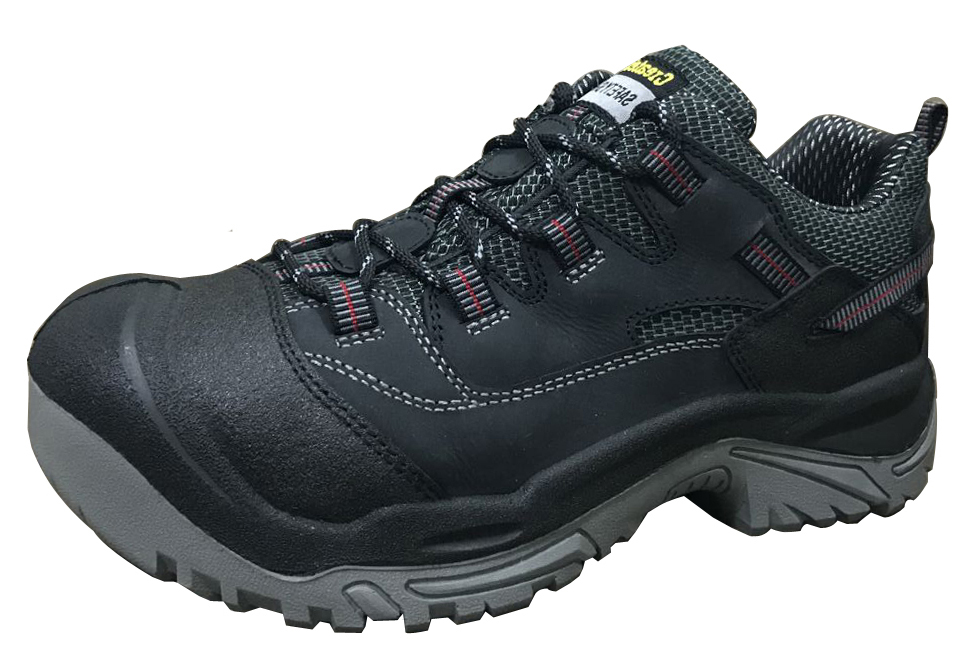 Nubuck leather pu sole sport style safety shoes