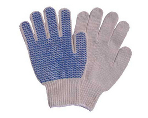 PVC dotted gloves