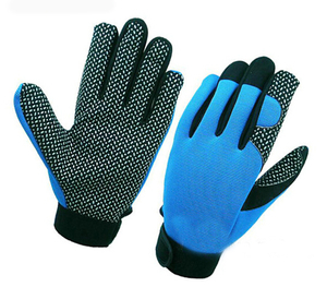 Silicone dotted slip resistant Gloves