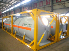 Envase químico estándar del tanque de la ISO los 20ft/40ft del transporte