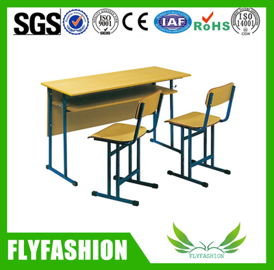 Présidence d'élève de meubles de salle de classe doubles et bureau en bois (SF-22D)