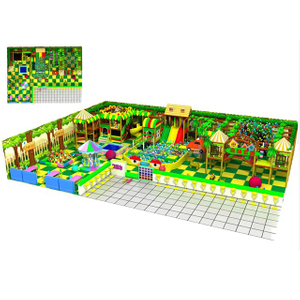 Customized Jungle Theme Kid's Zone Indoor Soft Playground Equipment