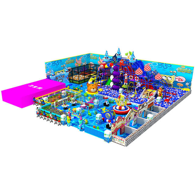 Ocean Themed Soft Indoor Playground Children Amusement Park with Ball Pool