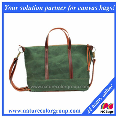 Designer Waxed Canvas Ladies Handbag