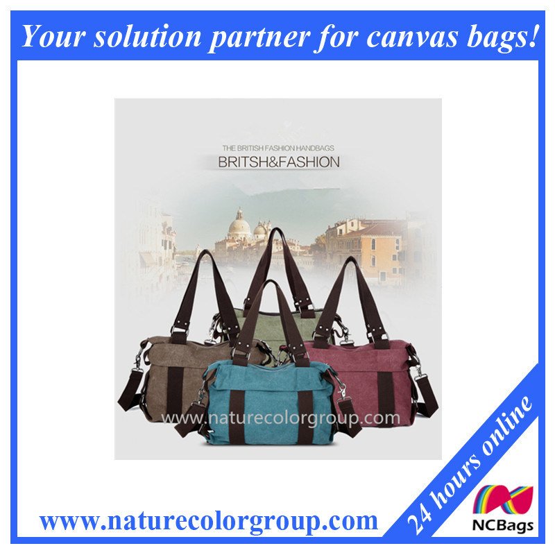 Durable Fashion Canvas Lady Handbag