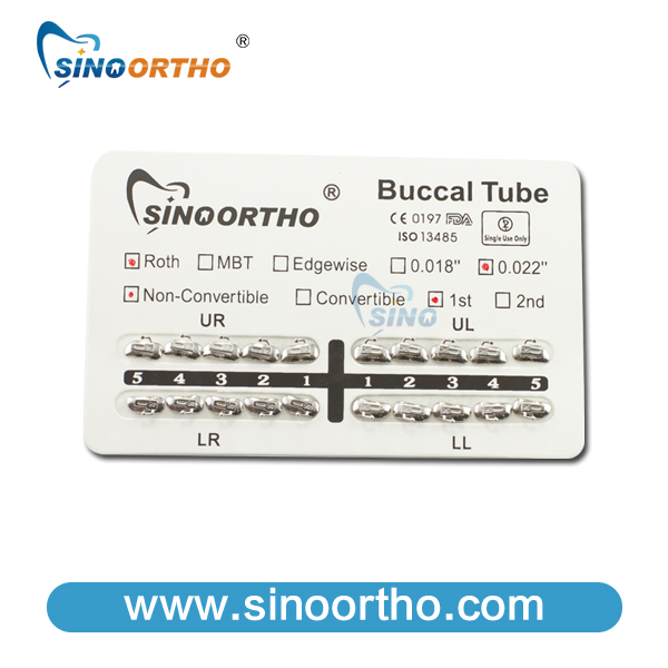Proveedor de ortodoncia de tubos bucales China