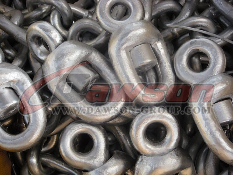 Swivel Link for Marine & Ship Anchor Chain, pear shaped detachable link, d shackle anchor chain