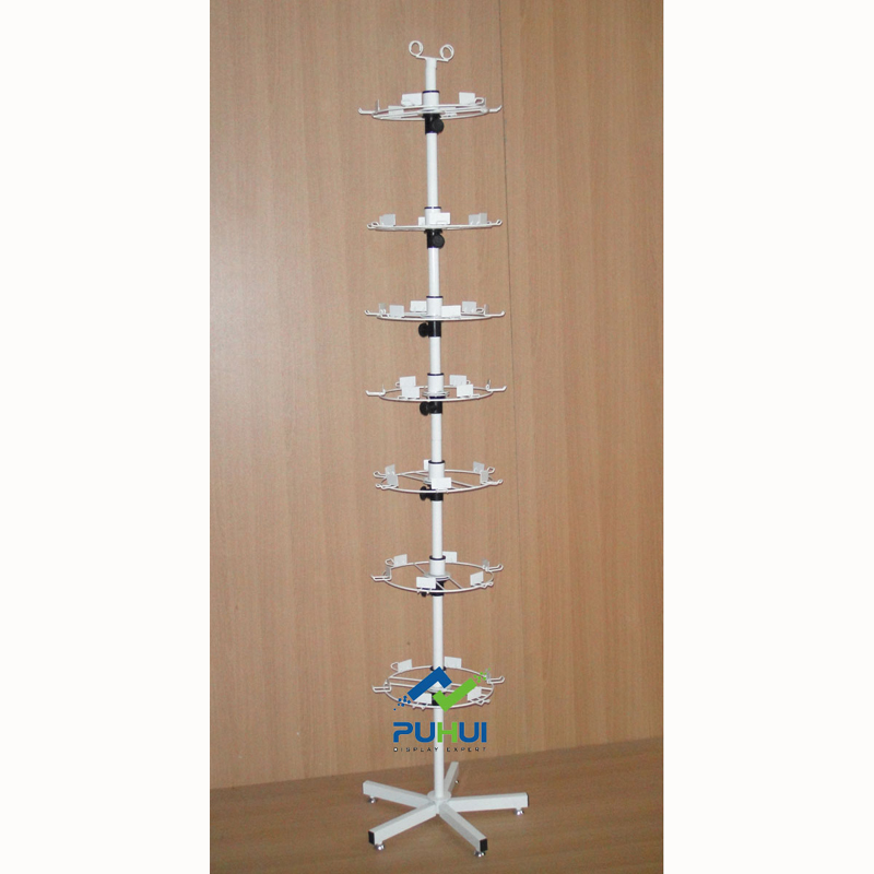 Multi Layer Compact Hangers Spinner Display (PHY228)