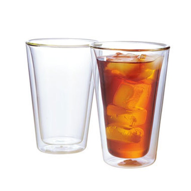 400ml Double Wall Glass Cup