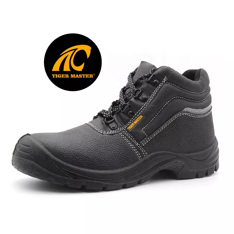 Oil Slip Resistant Pu Sole Prevent Puncture Steel Toe Safety Shoes for Construction