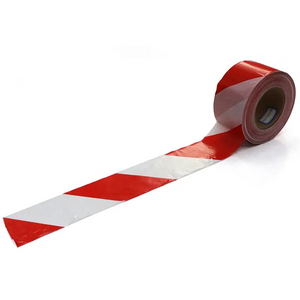 Red White PE Safety Warning Caution Tape