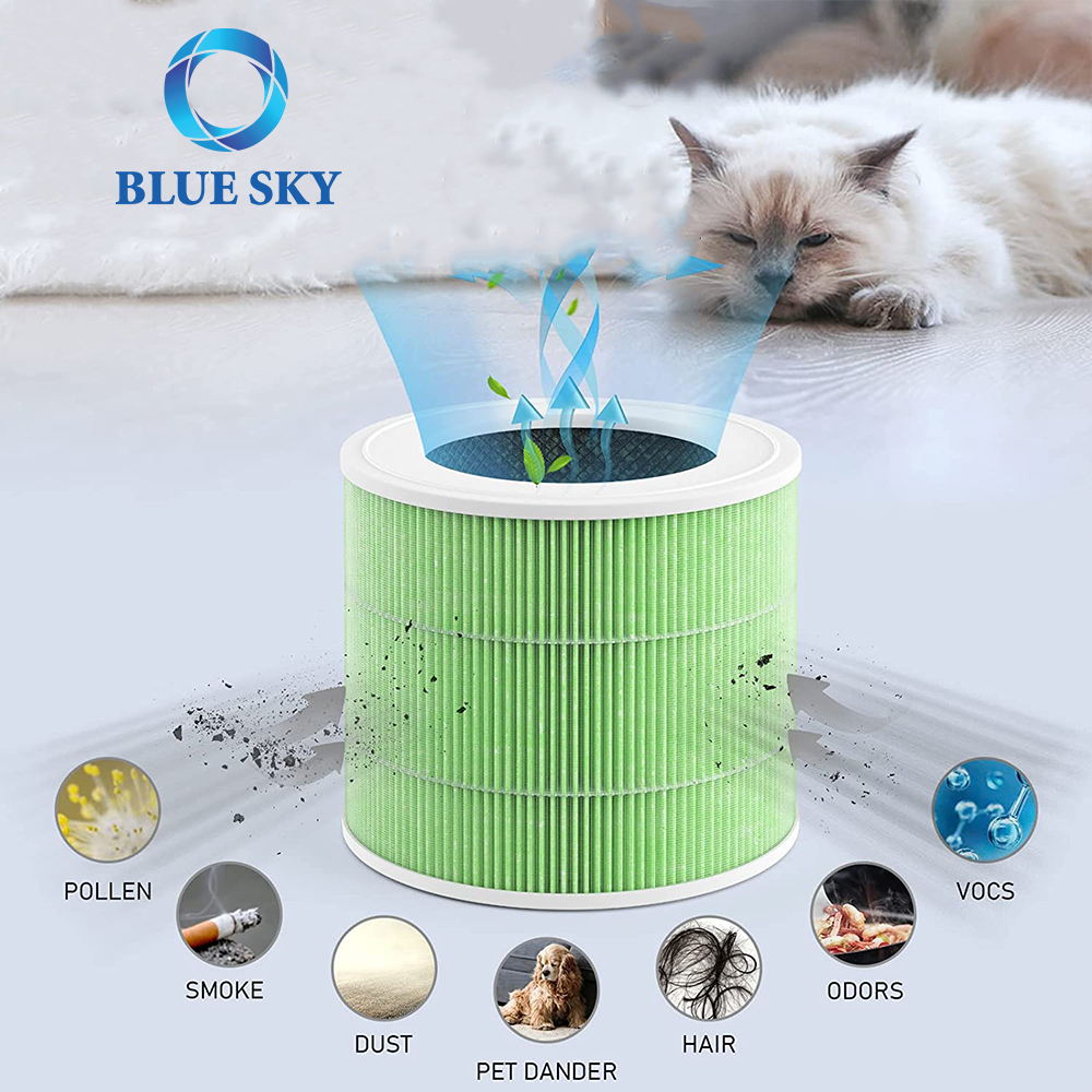 Filtro de repuesto para purificador de aire compatible con purificador de aire Loytio AYAFATO IOIOW y MORENTO HY1800