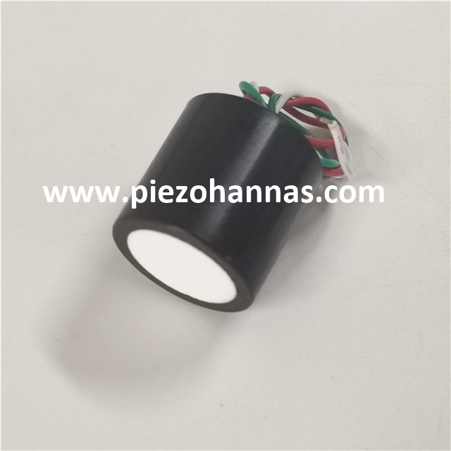 Transductor ultrasónico piezoeléctrico de 125 KHz para indicador de nivel ultrasónico