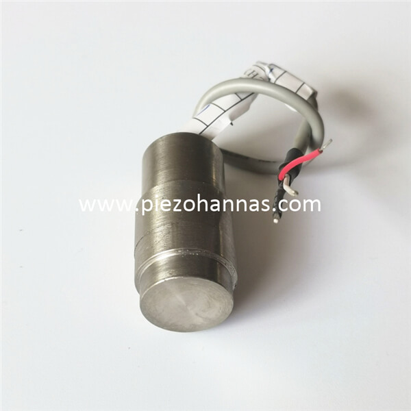 Transductor ultrasónico de aleación de titanio 200Khz para medición de flujo de gas