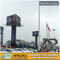 Tablero de publicidad de señales de torre de tres caras de Frontlit (W10 X H6m)