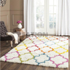 5'×8' Colorful Warm Area Rug Beautiful Shag Carpet 