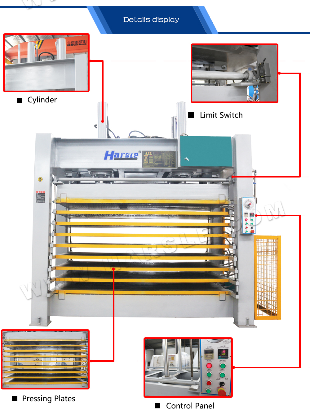 Security Steel Door Hot Press Machine from China manufacturer HARSLE