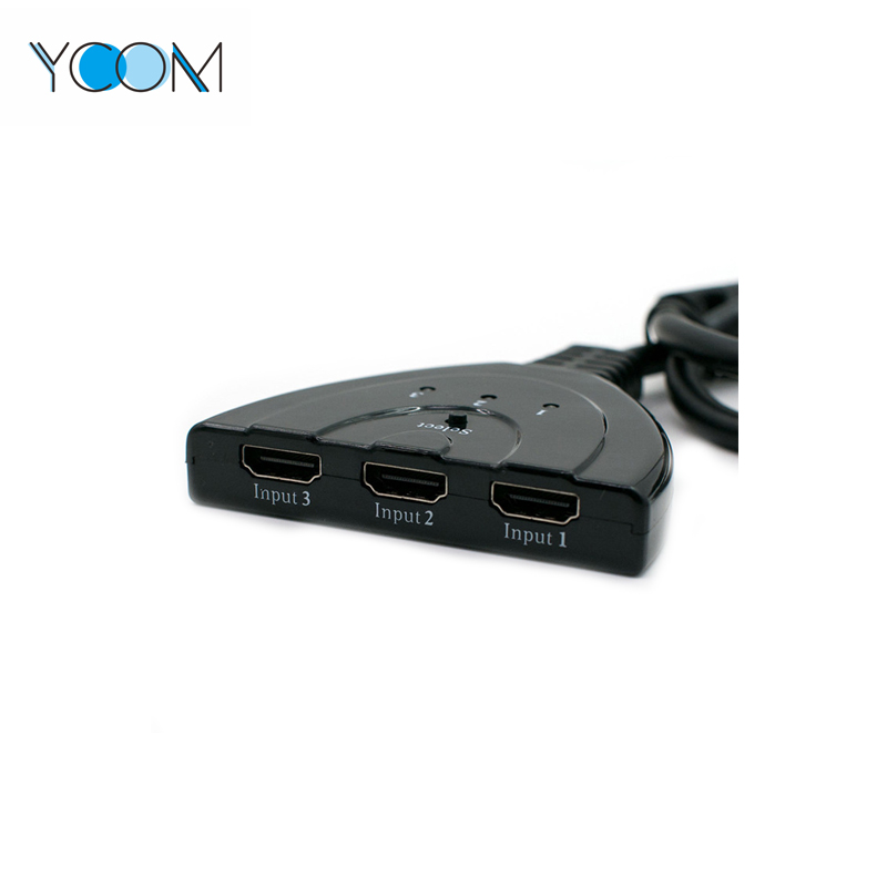 HDMI 1.4 Switch Pigtail 3 Puertos Full 1080P